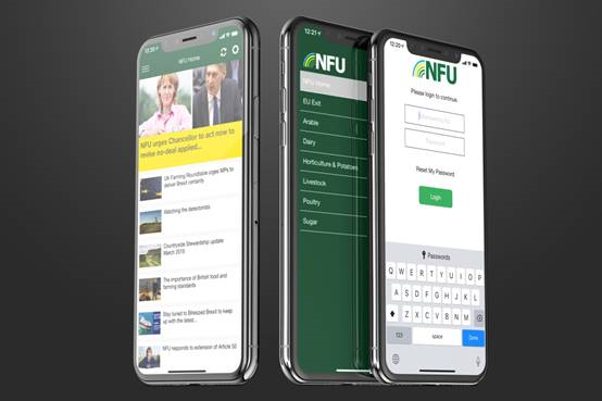 NFU launches new mobile app service