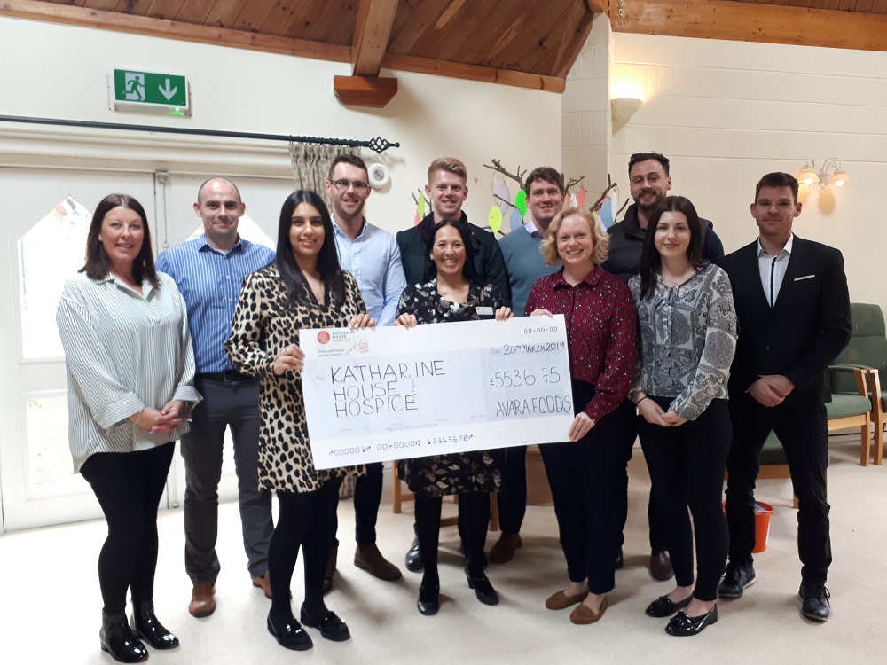 Avara Foods in Brackley raises over £5,000 for local hospice with week ...