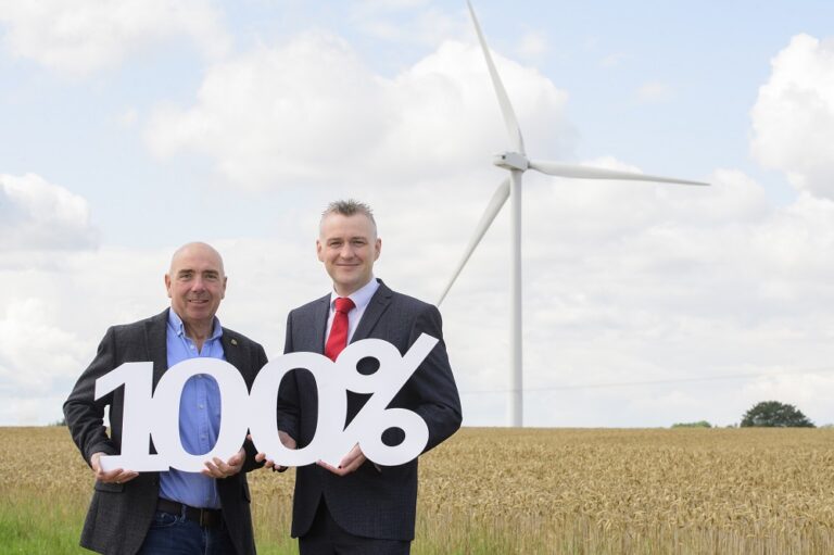 Organic feed manufacturer switches to 100% renewable energy
