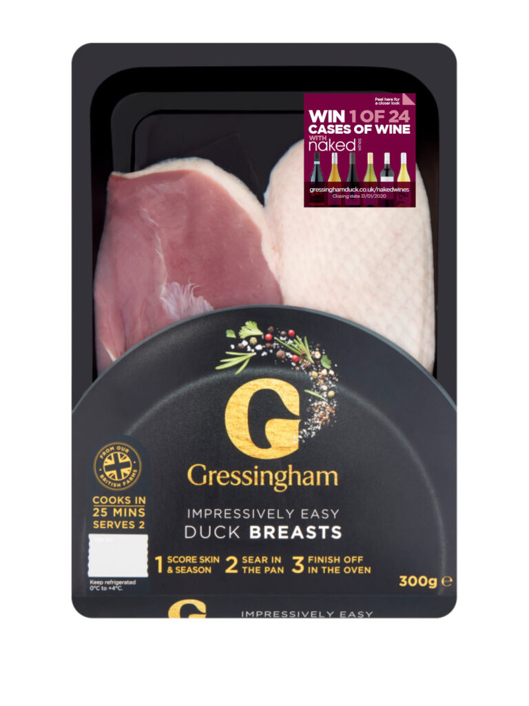Gressingham Duck in new link up with Naked Wines