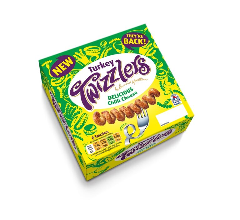 Turkey Twizzlers relaunched by Bernard Matthews