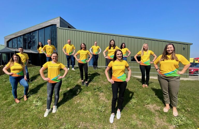 Fairburn’s Eggs staff aim high to raise funds for Farm Africa