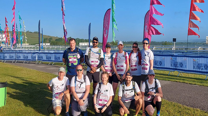 Gressingham staff Race to the King for fundraiser