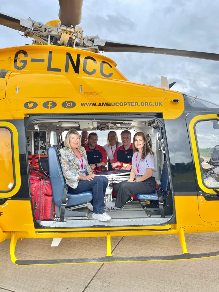 Fairburn’s raises £40,000 for air ambulance charity