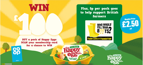 Noble Foods and Co-op team up with Yellow Wellies